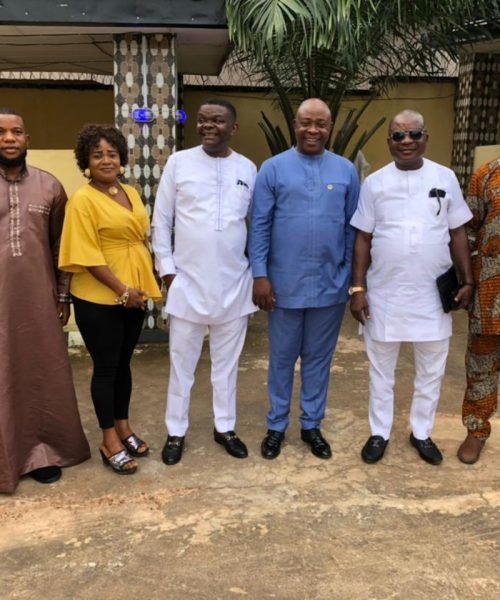 Abia Guber 2023: Abia North Consensus Candidate Committee Visits Chief Kalu Ijomah Ukeh (NRM Governorship candidate)