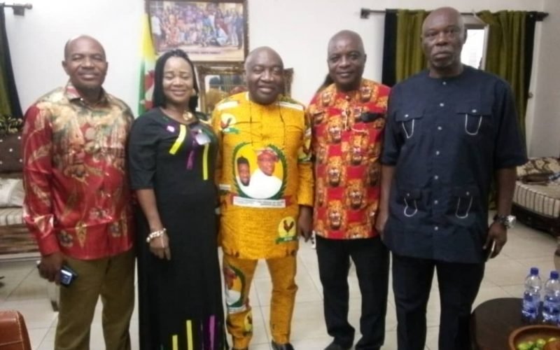 2023: Abia North Consensus Candidate Screening committee Visits Prof. Greg Ibe
