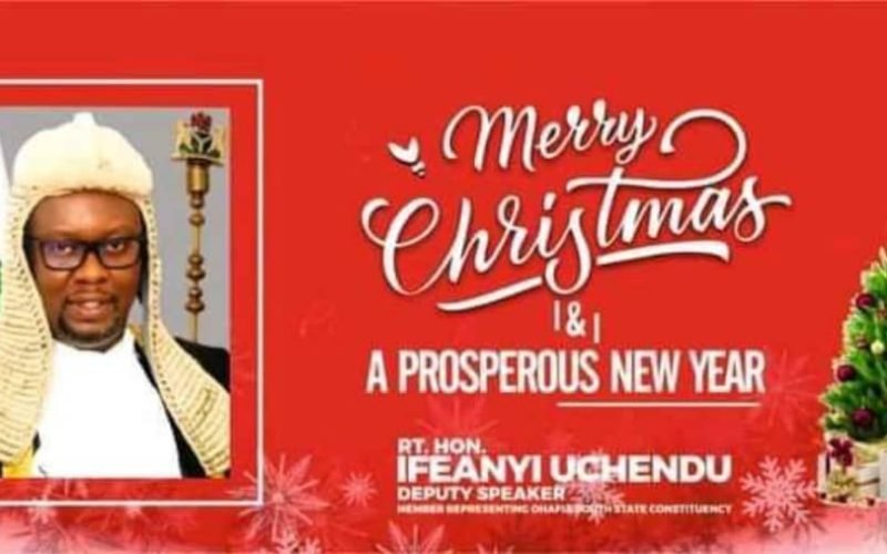 Rt Hon Ifeanyi Uchendu Wish Abians And People Of Arochukwu Ohafia