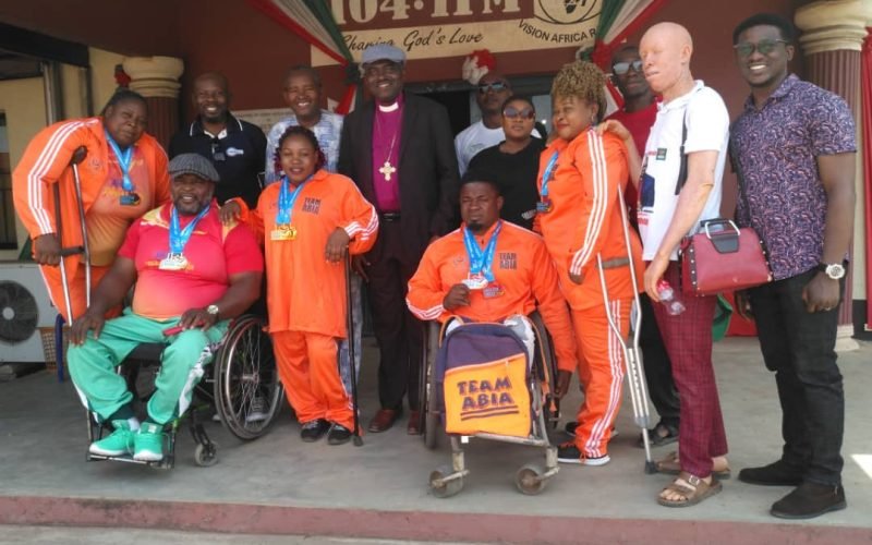 Bishop Sunday Ndukwo Onuoha, Abia ADC Governorship Candidate Commends Para- Power Lifting Team From Abia State For Winning Medals