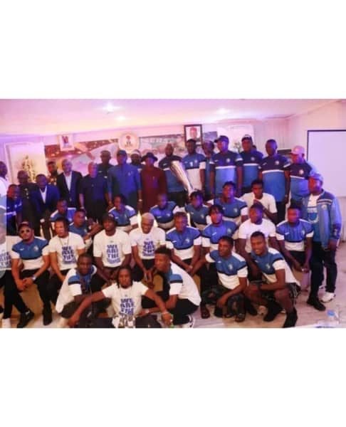 Enyimba FC Of Aba Showered Millions Of Naira By Abia State Governor Dr. Alex Otti For Emerging Champions Of 2022/2023 Premier League