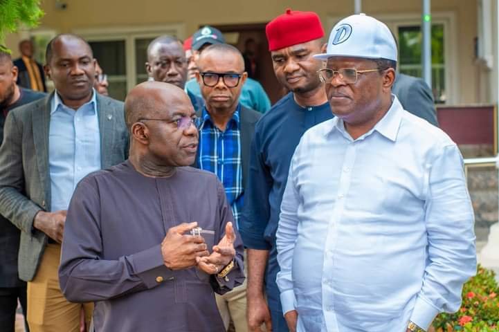 Works Minister Umahi Commends Gov Otti On Visible Achievements Just 100 Days In Office.