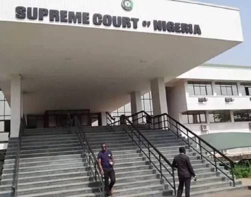 Just In: A Section Of Supreme Court Of Nigeria Building Gutted By Fire