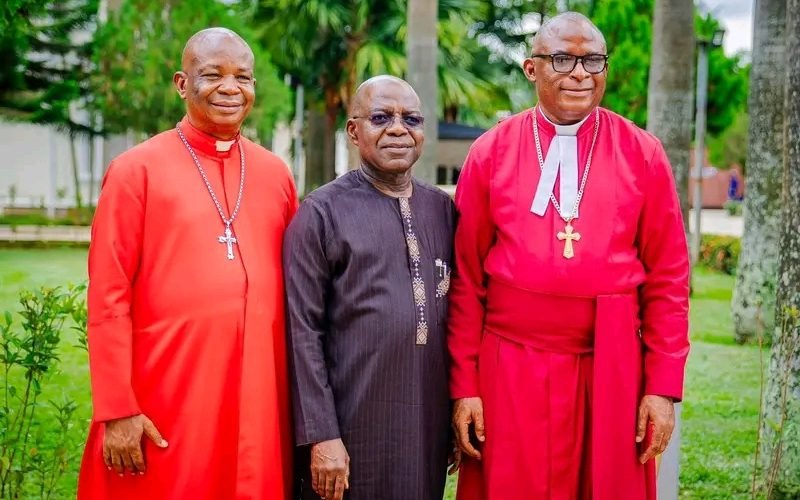 Prelate Of Presbyterian Church In Nigeria Visits Gov. Otti, Commends Him For His Early Achievements In Office