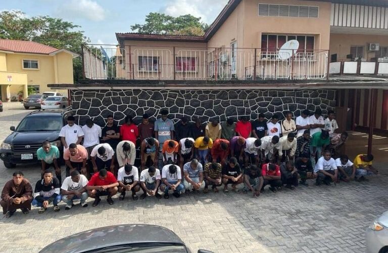 EFCC Arrests 45 Suspected Internet Fraudsters In Lagos