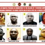 Nigerian Army Declares 8 Persons Wanted In Connection With Killing Of It’s Personnel At Okuama Community, Delta