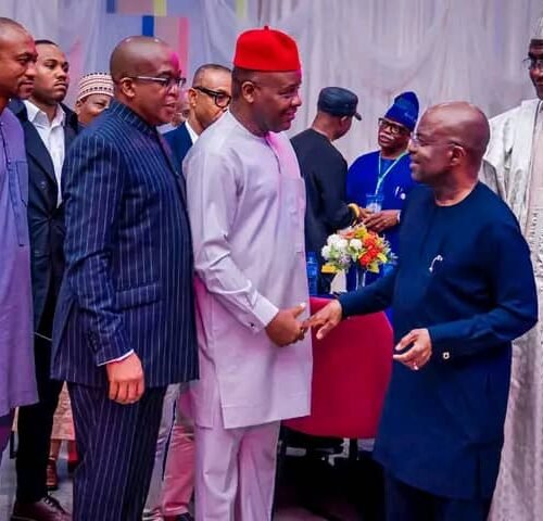 Governor Otti  Attends Retired Armed Forces Officers’ Award, Ihejirika Honoured