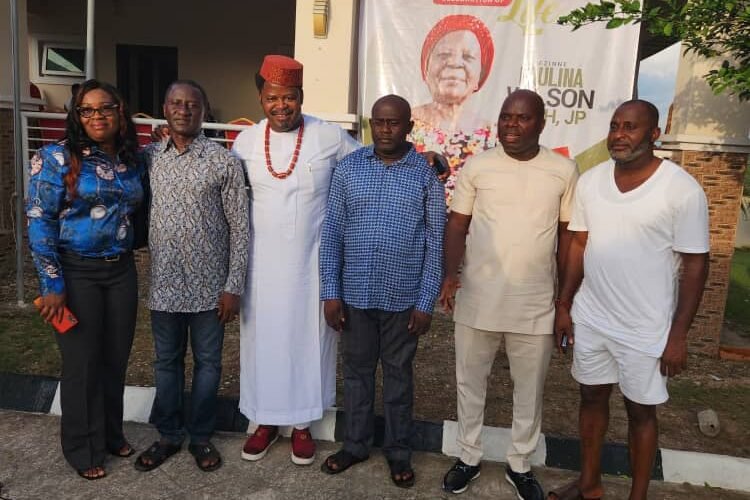 Amb. Dr. Osita Offor Pays Condolence Visit To The Ogah Family