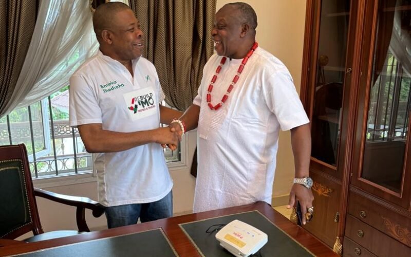 Dr. Engr. Odo Ijere In Closed Door Meeting With Former Governor Of Imo State, Chief, Sir, Emeka Ihedioha.