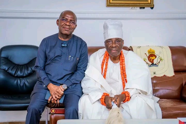 I’m Impressed With The Job You’re Doing In ABIA, Oba Of Lagos Tells Governor Alex Otti
