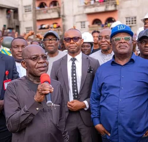 Works Minister Umahi Joins Gov. Otti On Road Inspection In Aba, Commends Him For The Speed And Quality Of Work Done