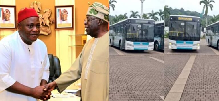 President Tinubu Commissions CNG Buses Produced By Innoson Motors