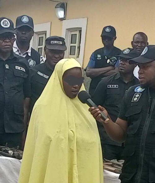 Woman Arrested With AK-47 Hidden In Garri Sack