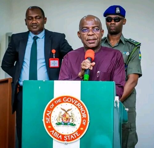 Governor Otti Swears In New Agric Commissioner And Auditor General Respectively, Inaugurates Chairman And Members Of ABSIEC