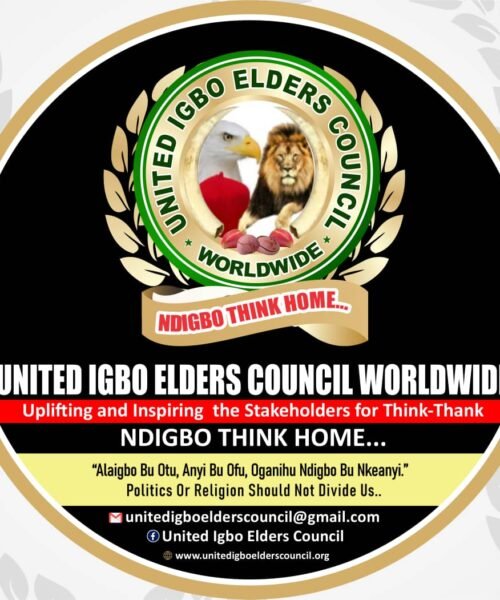 About Us: United Igbo Elders’ Council (UNIEC) Worldwide: (Uplifting And Inspiring Stakeholders For The Greater Igbo Society) – By Prof. Obasi Igwe(National Director, Media & Publicity)