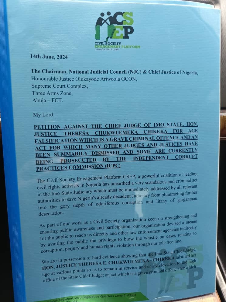 Crisis In IMO State Judiciary! NJC Must Act Now To Restore Confidence - CSO Coalition 6 IMG 20241013 WA0052