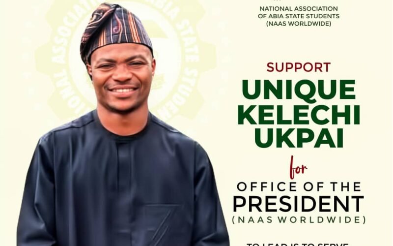 Why ABIA State Students Must Vote Unique Kelechi Ukpai As NAASS President, Abia State Chapter