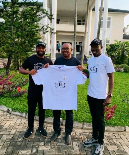 Peter Obi Host Management Of Ijele Sports Club Led By Barr. Ferdinand Afam Naza At His Onitsha Residence