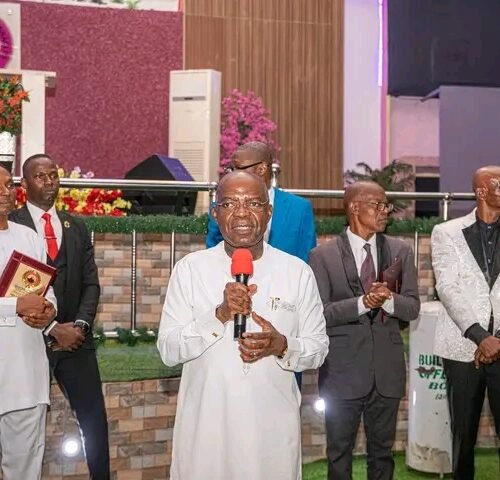 Governor Otti Attends The 27th Anniversary Of Mountain Of Fire And Miracle Ministry