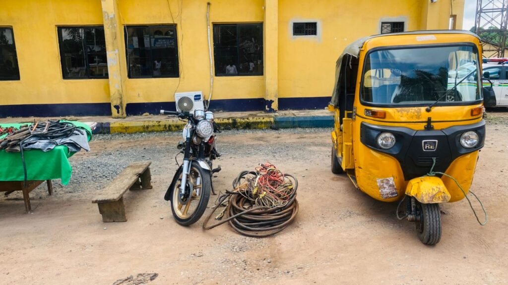 Press Briefing, Parade Of Crime Suspects And Exhibits By CP Danladi Isa, The Commissioner Of Police, ABIA State Command 6 IMG 20241031 WA0059