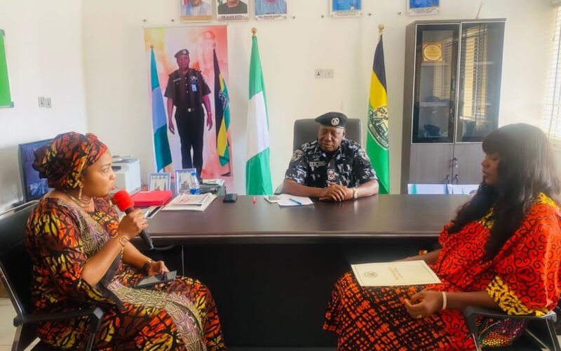 Abia State First Lady Mrs. Priscilla Otti Paid Courtesy And Advocacy Visit To Abia State CP Danladi Isa In Commemoration Of The 16 Days Of Activism Against Gender-Based Violence