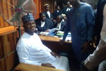 Court Grants Yahaya Bello N500m Bail, Fixes Date For Trial