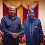 Ghana’s President – Elect John Mahama Meets Tinubu At Presidential Villa