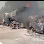 18 Passengers Burnt, 11 Vehicles Damaged In Enugu Road Crash