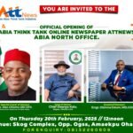 Abia Think Tank Online Newspaper AttNews Unveils ABIA North Office On 20th February, 2025