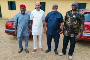 Mayor Ohafia LGA Chief Eleanya Ojuu Kalu Alongside Other Colleagues Flags Off ICT Training Program In Ohafia