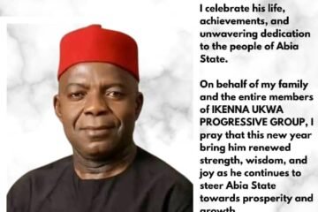 Happy 60th Birthday Anniversary To Governor Alex Chioma Otti, OFR – From Chief Hon. Ikenna Nicolas Ukwa(Senior Legislative Aide To The Senate President -Nigeria)