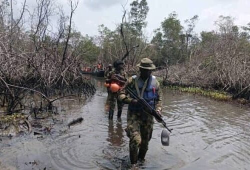 Troops Destroy 18 Illegal Refineries, Arrest 17 Suspected Oil Thieves In Niger Delta