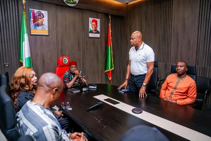 Gov. Otti Receives Police Commission Team, Advocates For Change In Strategy In Mobilizing Abians For Police Enrollment 4 1741240875841