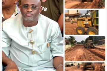 Amaekpu Ohafia Receives Another Dividend Of The New ABIA, As Greater Ohafia Development Agency (GODA) Begins Asphalting Of Internal Ring Road