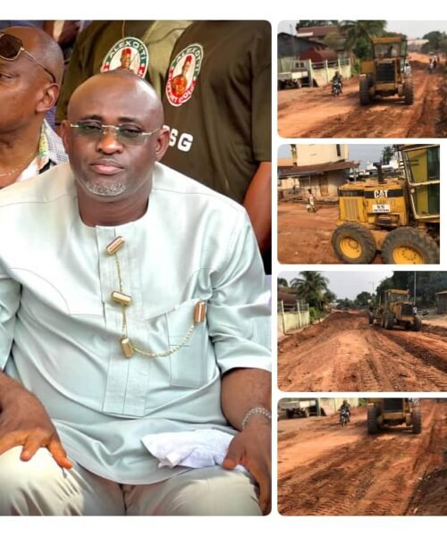 Amaekpu Ohafia Receives Another Dividend Of The New ABIA, As Greater Ohafia Development Agency (GODA) Begins Asphalting Of Internal Ring Road