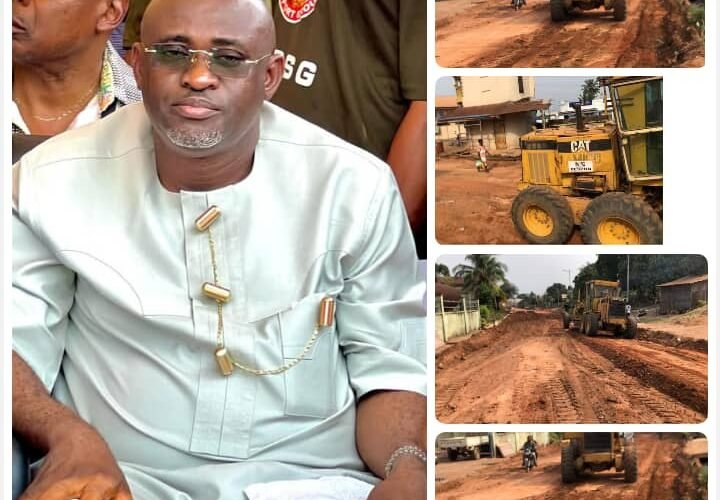 Amaekpu Ohafia Receives Another Dividend Of The New ABIA, As Greater Ohafia Development Agency (GODA) Begins Asphalting Of Internal Ring Road