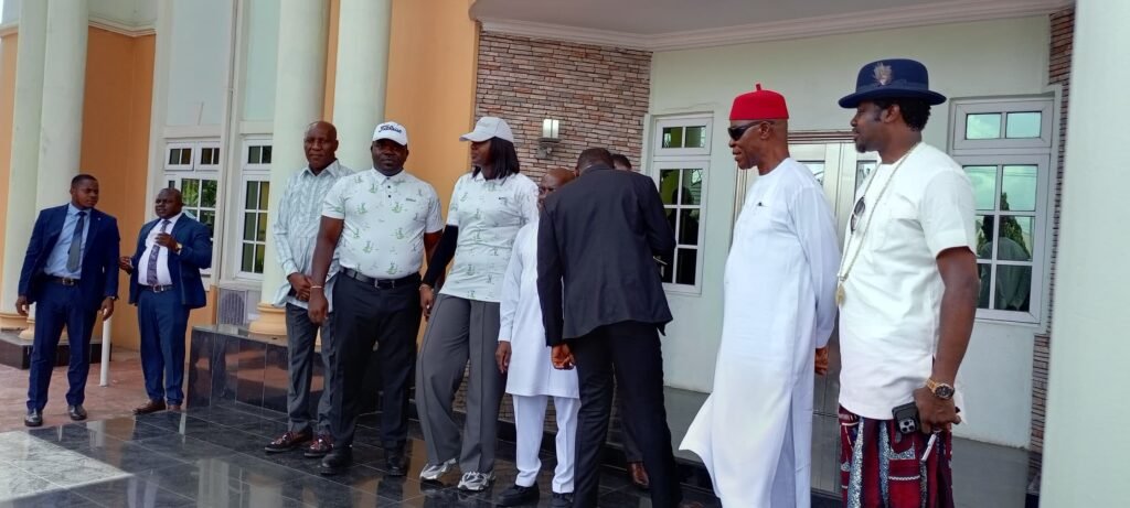 Celebration Galore As Governor Otti Extends Courtesy Visit To Ohafia LGA Mayor Chief Eleanya Ojuu Kalu 5 IMG 20250421 WA0007
