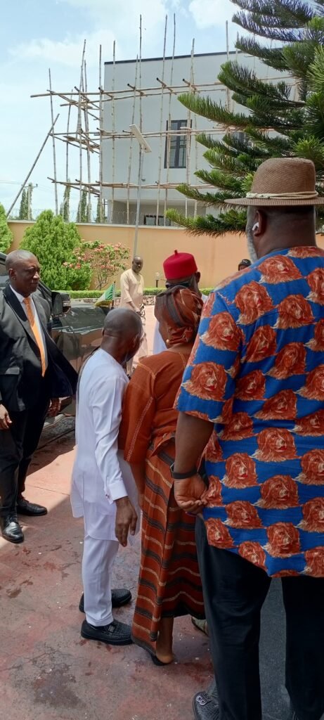 Celebration Galore As Governor Otti Extends Courtesy Visit To Ohafia LGA Mayor Chief Eleanya Ojuu Kalu 4 IMG 20250421 WA0009