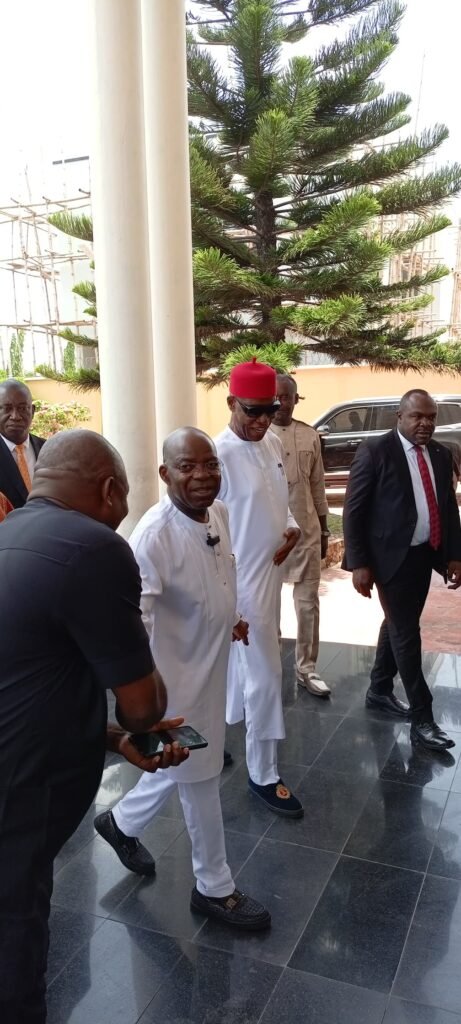 Celebration Galore As Governor Otti Extends Courtesy Visit To Ohafia LGA Mayor Chief Eleanya Ojuu Kalu 2 IMG 20250421 WA0010