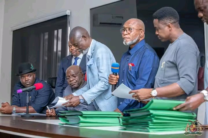 Second Year Anniversary: Governor Otti Holds Joint Exco Session, Signs 18 Bills Into Law 7 1748309726093