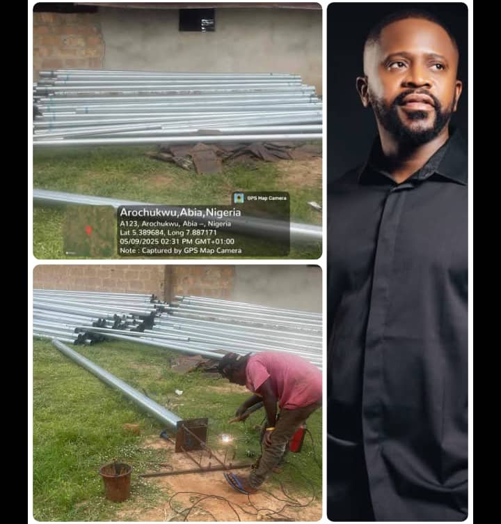 Update On The Ongoing Installation Of Solar Powered Street Lights In Arochukwu, Facilitated By Ikenna Ukwa 2 IMG 20250510 WA0023
