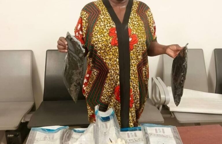 NDLEA Arrests Iran-Bound Woman  With Cocaine In Private Part