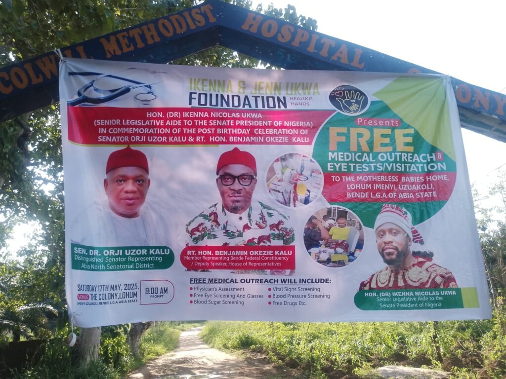 Ikenna & Jenn Ukwa Foundation Free Eye & Medical Outreach In Lohum Imenyi Uzuakoli Today 2 IMG 20250517 WA0001