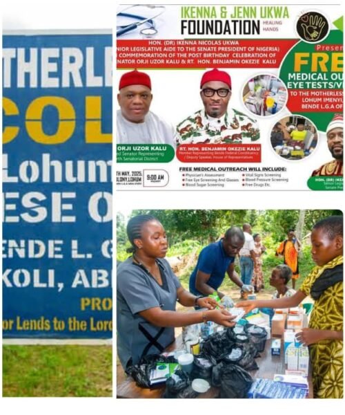 Ikenna Ukwa Sponsors Free Eye & Medical Outreach & Visitation To Motherless Babies Home As Post Birthday Celebration Gift To Benjamin Kalu & Orji Uzor Kalu
