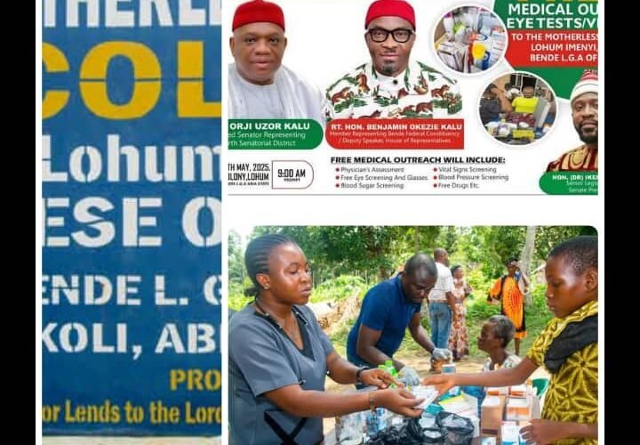 Ikenna Ukwa Sponsors Free Eye & Medical Outreach & Visitation To Motherless Babies Home As Post Birthday Celebration Gift To Benjamin Kalu & Orji Uzor Kalu