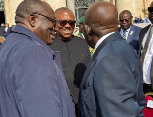 Drama In Rome: I’m Head Of The Nigerian Delegation, Tinubu Tells Peter Obi At Vatican City