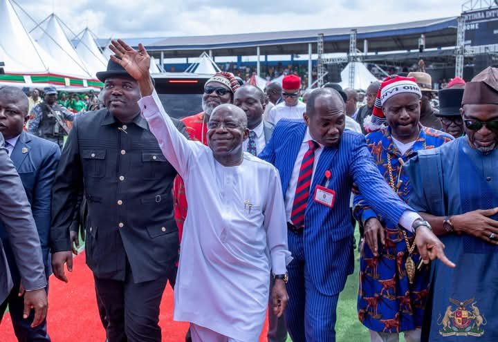 Glamour, Razmatazz As Abiriba Community Hosts Governor Alex Chioma Otti OFR In A Grand Reception Ceremony In Enyimba Township Stadium Aba 2 FB IMG 1749758949455