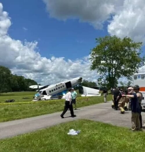 Plane Carrying 20 People Crashes In USA