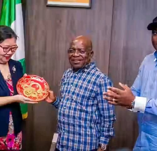 Gov. Otti Seeks Partnership With China, Expresses Dissatisfaction With CCECC Over Project Delay