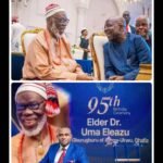 Engr. Obinna Odum Joins Governor. Alex Otti In Celebrating Asaga Ohafia Born Nonagenarian, Dr. Uma Eleazu, At 95